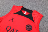 23-24 PSG Jordan Red Training Vest Suit