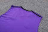 23-24 Real Madrid purple Training Vest Suit