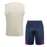 23-24 PSG Apricot colored Training Vest Suit/23-24 PSG无袖背心训练服