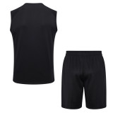23-24 Corinthians Black Training Vest Suit/23-24 科林蒂安无袖背心训练服