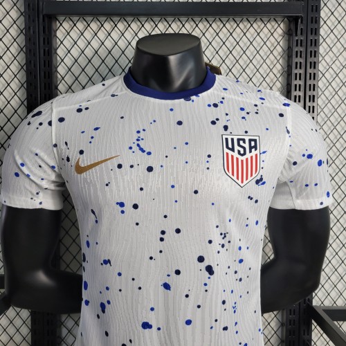 2023 USA Home Player Version Jersey/2023 美国主场球员版