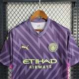 23-24 Manchester City Purple Goal Keeper Fans Jersey/23-24 曼城守门员球迷版紫色