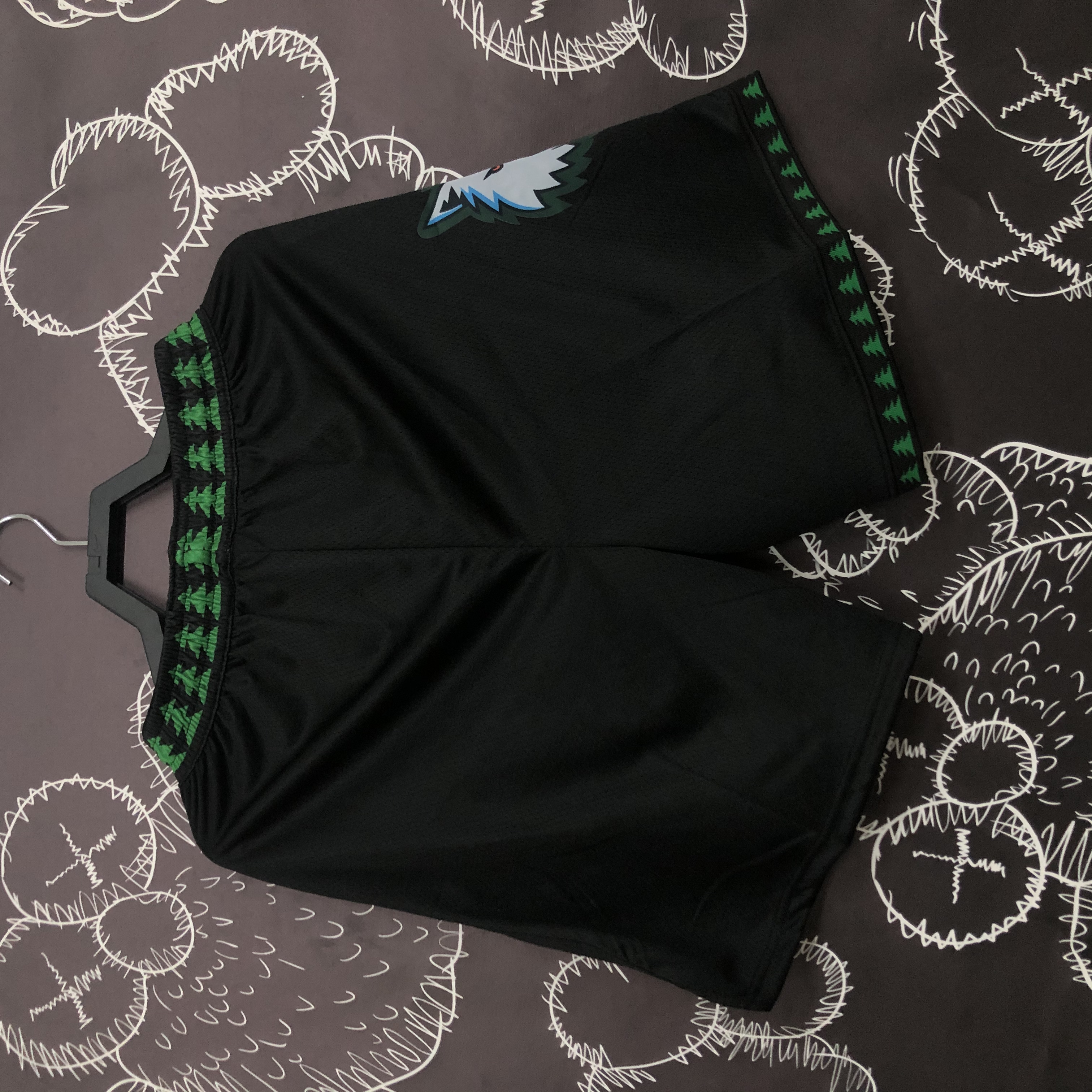 2023 Timberwolves Black NBA Shorts