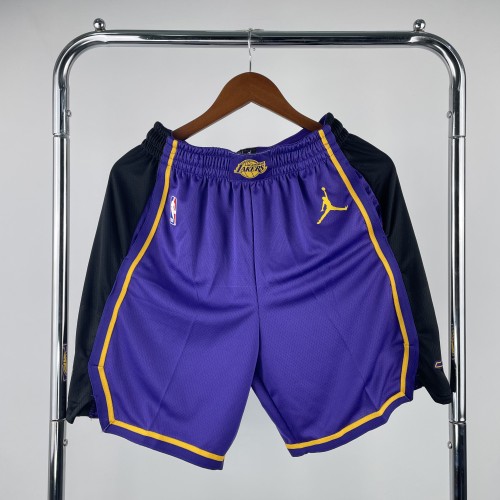 2023 Lakers Purple NBA Shorts/2023湖人队紫色NBA短裤