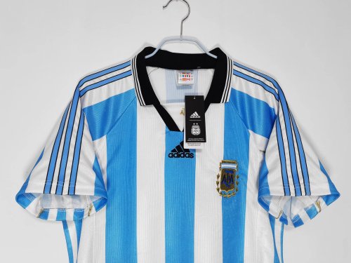 1998 Argentina Home Retro Jersey/1998 阿根廷主场