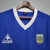 1986 Argentina Away Retro Jersey/1986 阿根廷客场