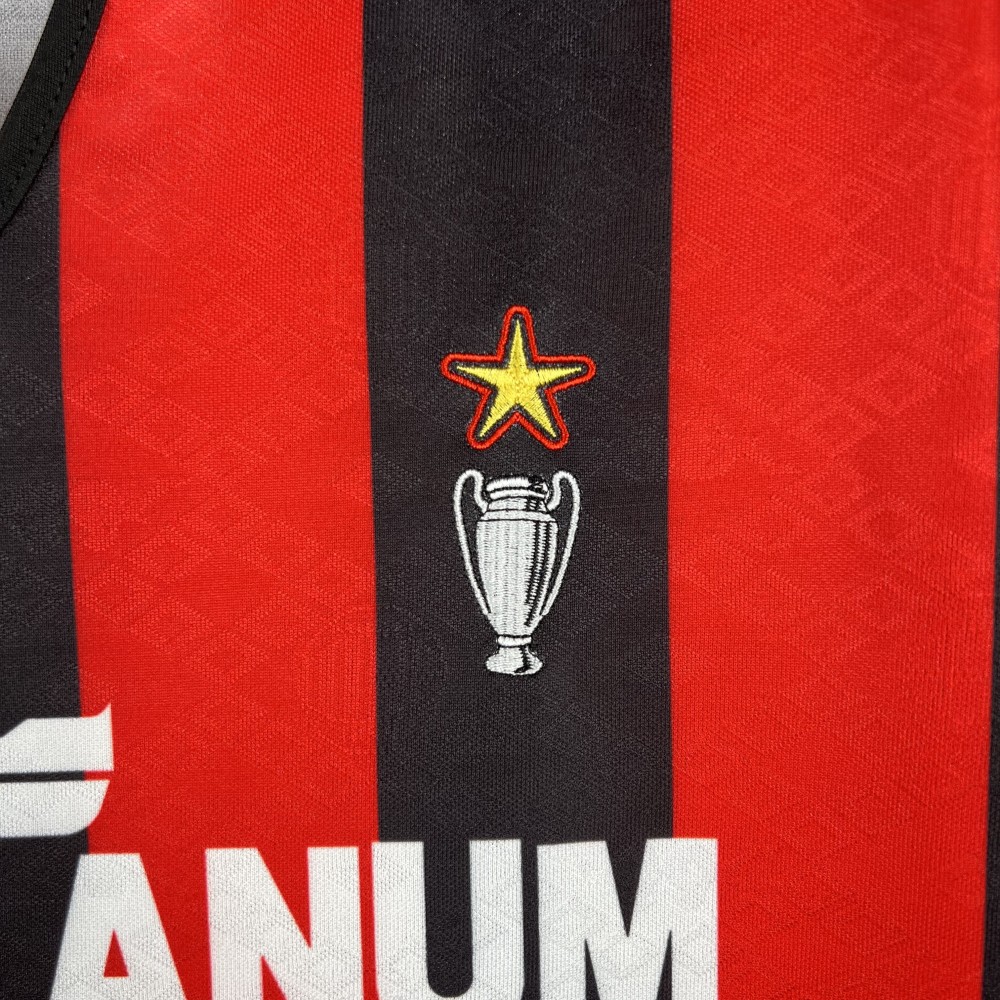95-96 AC Milan Home Retro Jersey