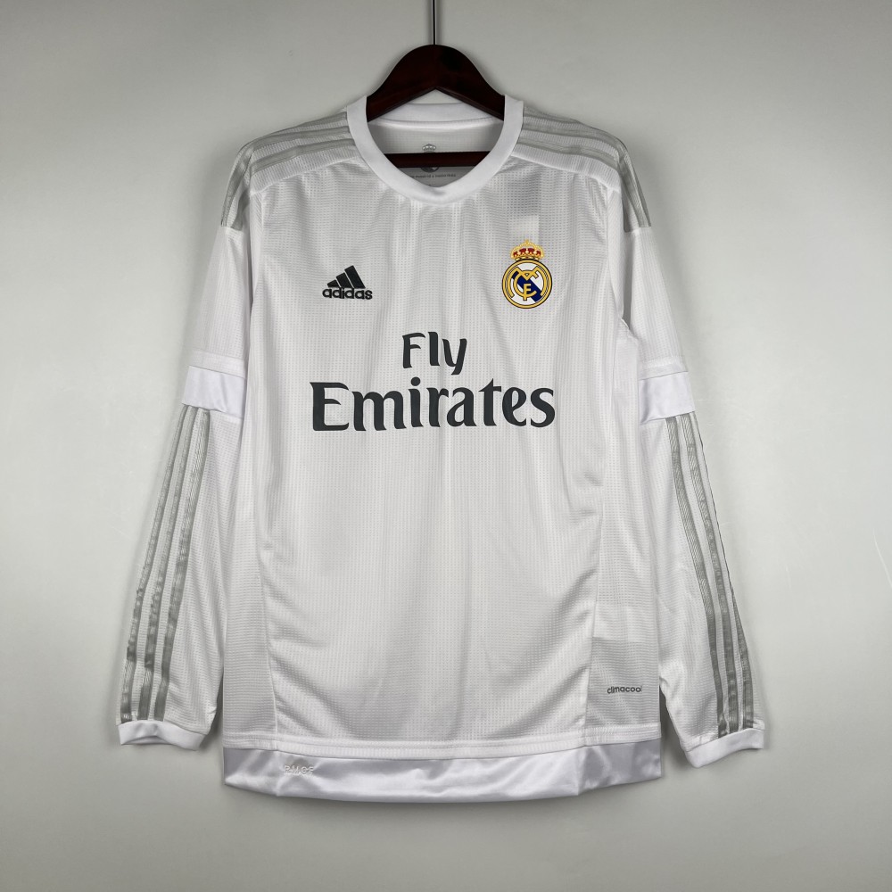 02-03 Real Madrid Home Retro Long Sleeve jersey/02-03皇马