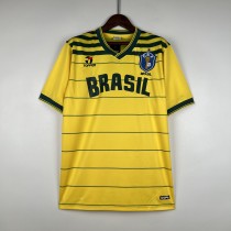 1984 Brazil Home Retro Jersey/1984 巴西主场