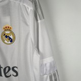 15-16 Real Madrid Home Long Sleeve Retro Jersey/15-16 皇马主场长袖