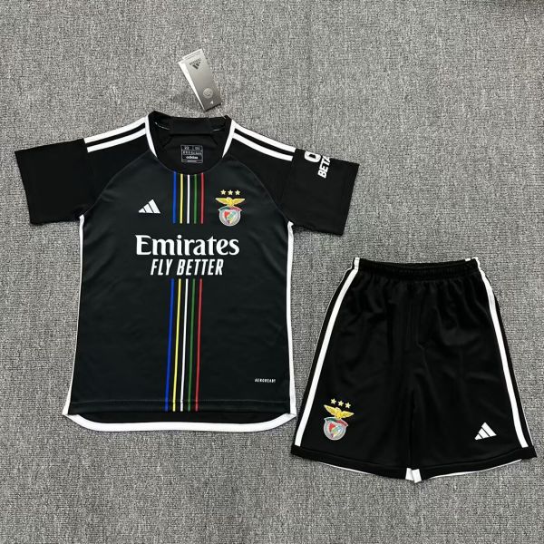 23-24 Benfica Away Kids Kit/23-24 本菲卡客场童装
