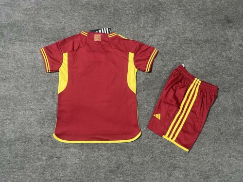 23-24 Roma Home Kids Kit/23-24 罗马主场童装