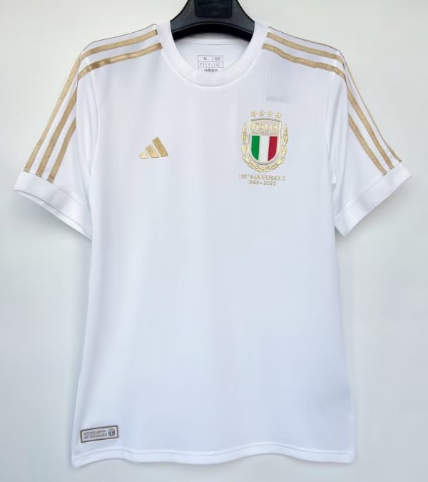 2023 Italy White 125 Years Jersey/2023意大利125周年纪念款