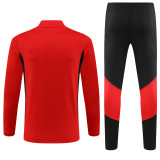 23-24 Manchester United Red Training Suit