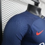 23-24 PSG Home Player Long Sleeve Jersey/23-24 PSG主场长袖球员版