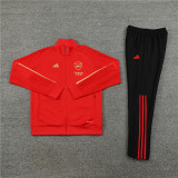 23-24 Arsenal Red Jacket Suit