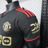 23-24 Manchester United Player Black Jersey/23-24 曼联特别球员版