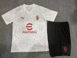 23-24 AC Milan Training Short Sleeve Suit