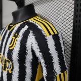 23-24 Juventus Home Player Long sleeve Jersey/23-24 尤文图斯主场长袖球员版