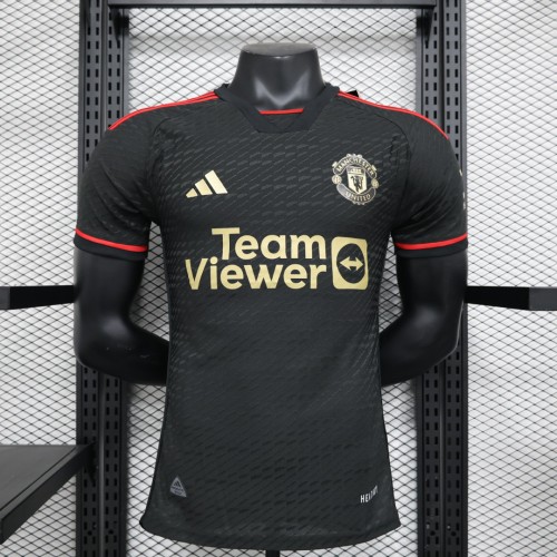 23-24 Manchester United Player Black Jersey/23-24 曼联特别球员版