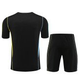 23-24 Arsenal Black Training Short Sleeve Suit