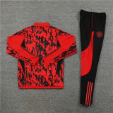 23-24 Manchester United Camouflage Training Suit/23-24半拉训练服曼联