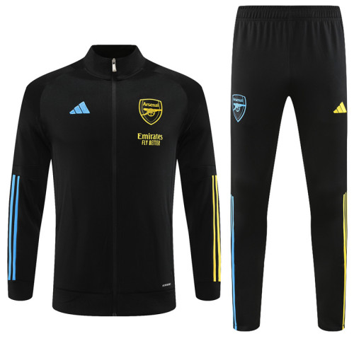 23-24 Arsenal Black Jacket Suit