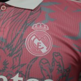 23-24 Real Madrid Player Pink Dragon Jersey/23-24 皇马粉龙球员版