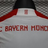 23-24 Bayern Munich Home Player Long Sleeve Jersey/23-24 拜仁主场长袖球员版