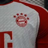 23-24 Bayern Munich Home Player Long Sleeve Jersey/23-24 拜仁主场长袖球员版