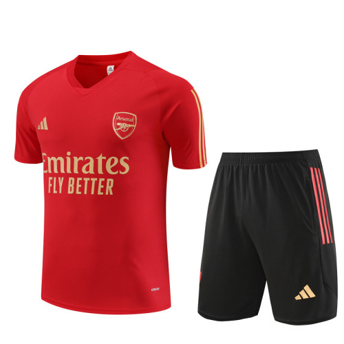 23-24 Arsenal Training Short Sleeve Suit