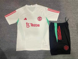 23-24 Manchester United Training Short Sleeve Suit