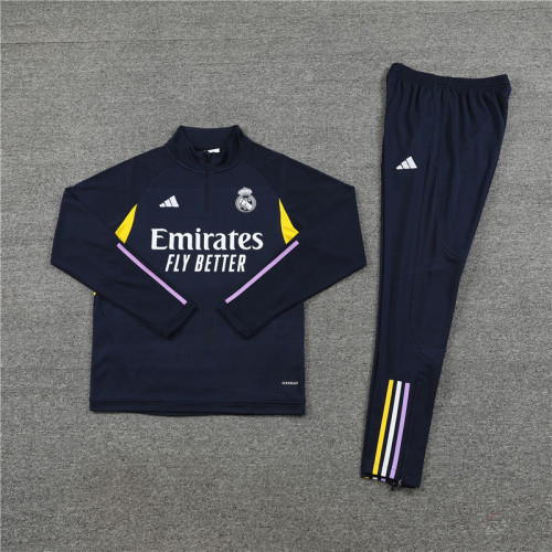 23-24 Real Madrid Training Suit/23-24皇马半拉训练服