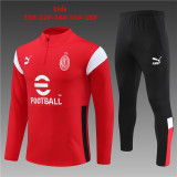 23-24 AC Milan Training Suit/23-24AC米兰半拉训练服