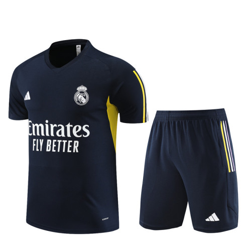 23-24 Real Madrid Training Short Sleeve Suit