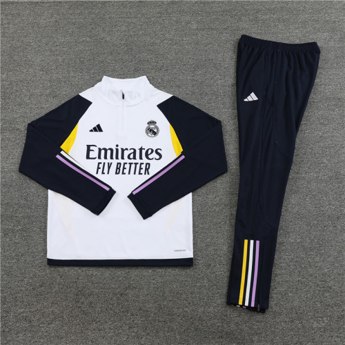 23-24 Real Madrid Training Suit/23-24皇马半拉训练服