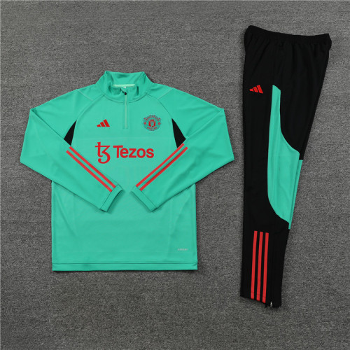 23-24 Manchester United Training Suit/23-24 曼联半拉训练套装5