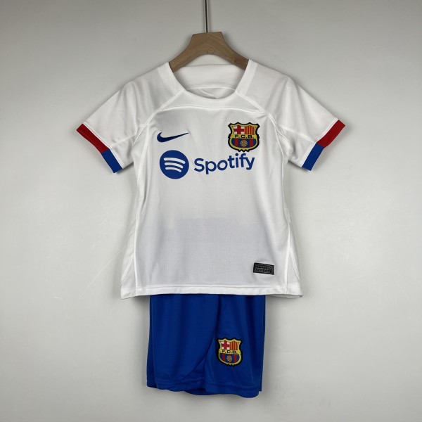 23-24 Barcelona Away Kid Kit
