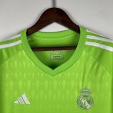 23-24 Real Madrid Goalkeeper Green Fans Jersey/23-24 皇马守门员球迷版