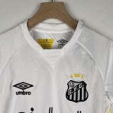 23-24 Santos FC Home Kid Kit/23-24 桑托斯主场童装