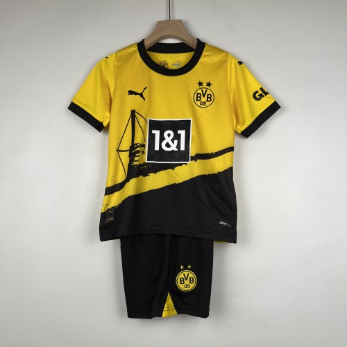 23-24 Borussia Dortmund Home Kid Kit/23-24多特蒙德主场童装