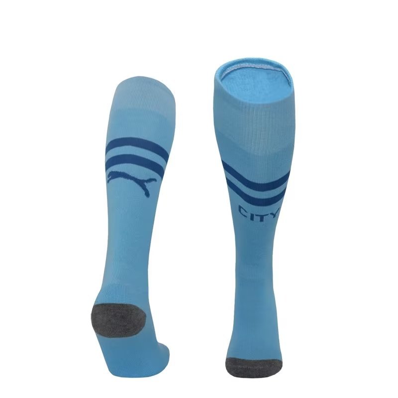 Man city home socks top