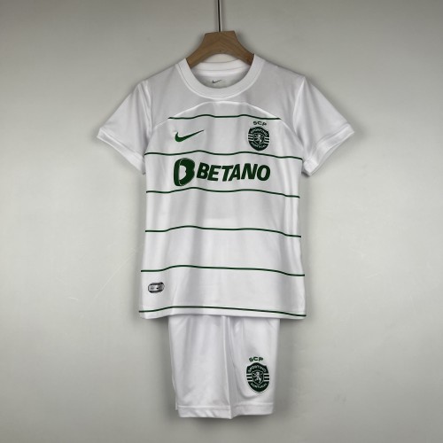 23-24 Sporting Lisbon  Away Kid Kit