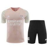 23-24 Olympique Lyonnais Short Sleeve Training Suit/23-24里昂短袖训练服