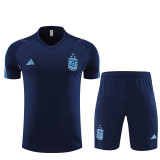 23-24 Argentina Short Sleeve Training Suit/23-24 阿根廷短袖训练服