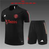 23-24 Manchester United Short Sleeve Training Suit/23-24 曼联短袖训练套装1