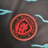 23-24 Manchester City Third Fans Long Sleeve Jersey/23-24 曼城第二客场长袖