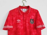 1990-92 Wales Home Retro Jersey/90-92 威尔士主场