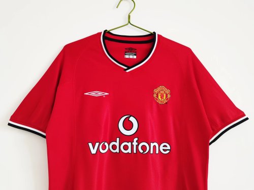 2000-02 Manchester United Home Retro Jersey/00-02 曼联主场