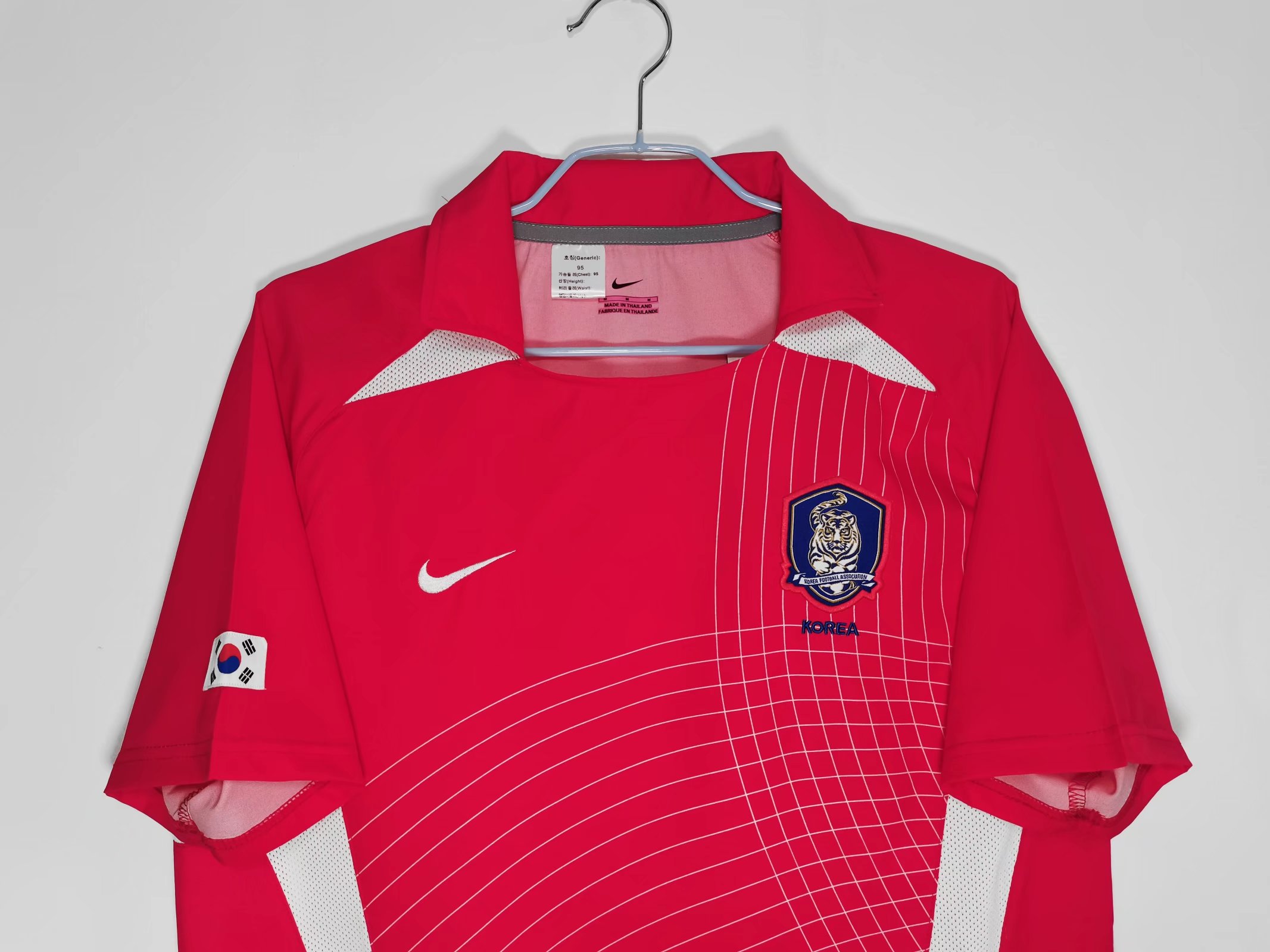 【美品】 韓国代表 2002 ユニフォーム KOREA 韓国 ゲームシャツ 韓国代表 2002日韓W杯着用(H) アン・ジョンファン ユニフォーム